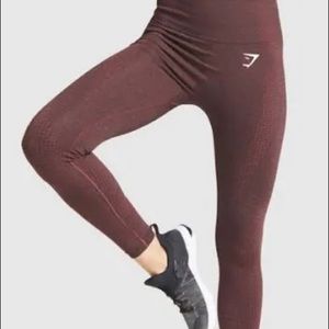 Gymshark Vital Seamless Bundle Brown Marl and blue Marl- Small